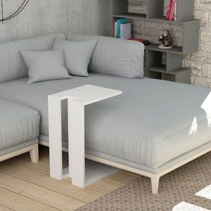 Príručný stolík / Odkladací stolík Muju - White vyobraziť