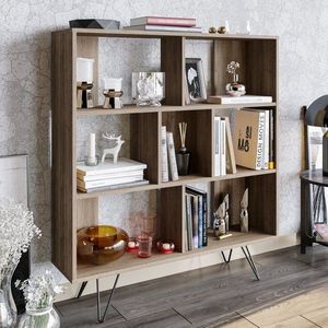 Knižnica Mistico - Walnut vyobraziť