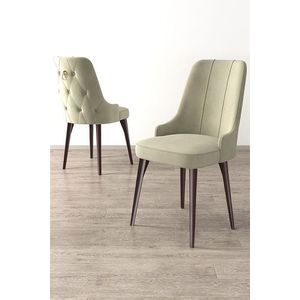 Súprava stoličiek (6 kusov) Newa - Cream, Brown vyobraziť