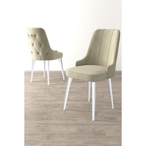 Súprava stoličiek (4 kusy) Newa - Cream, White vyobraziť