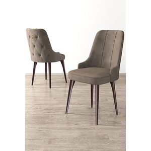 Súprava stoličiek (4 kusy) Newa - Cappuccino, Brown vyobraziť