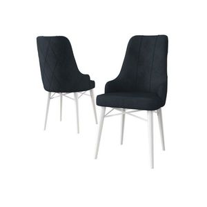 Súprava stoličiek (4 kusy) Neta - Anthracite, White vyobraziť