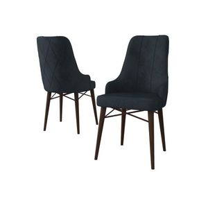 Súprava stoličiek (4 kusy) Neta - Anthracite, Brown vyobraziť
