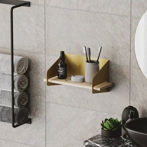 Nástenná polica Medıum Arm - Gold vyobraziť