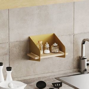 Nástenná polica Short Arm - Gold vyobraziť