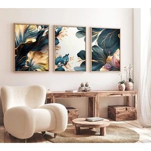 Dekoratívny rámovaný obraz z MDF (3 kusy) Huhu217 - 50 x 70 vyobraziť
