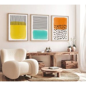 Dekoratívny rámovaný obraz z MDF (3 kusy) Huhu136 - 70 x 50 vyobraziť
