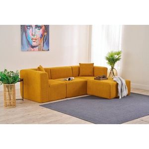 Rohová sedacia súprava / Rohová pohovka Raks - Orange vyobraziť