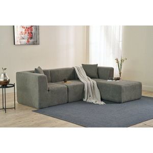 Rohová sedacia súprava / Rohová pohovka Raks - Grey vyobraziť
