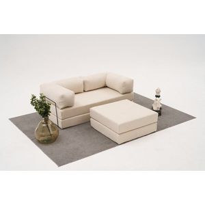 Rohová sedacia súprava / Rohová pohovka Comfort Mini - Cream vyobraziť