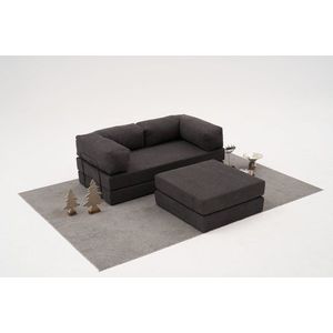Rohová sedacia súprava / Rohová pohovka Comfort Mini - Anthracite vyobraziť