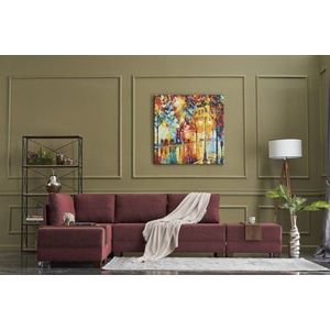 Rohová rozkladacia pohovka Fly Corner Sofa Bed Left - Claret Red vyobraziť