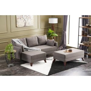 Rohová rozkladacia pohovka Bella Mini Corner Sofa Left - Brown vyobraziť