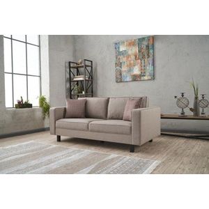 Dvojmiestna pohovka Kale Linen - Cream vyobraziť