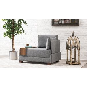 Kreslo / Jednomiestna pohovka Fly Armchair Right - Grey vyobraziť