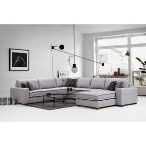 Rohová sedacia súprava / Rohová pohovka Lena Corner - Light Grey vyobraziť