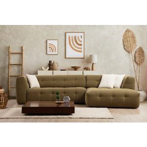 Rohová sedacia súprava / Rohová pohovka Cady 3 Seater Right - Khaki vyobraziť