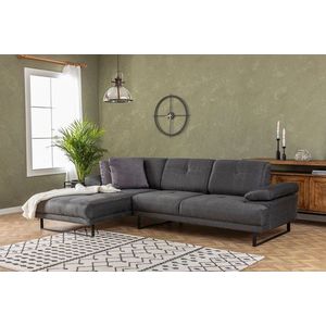 Rohová sedacia súprava / Rohová pohovka Mustang Large Left - Anthracite vyobraziť