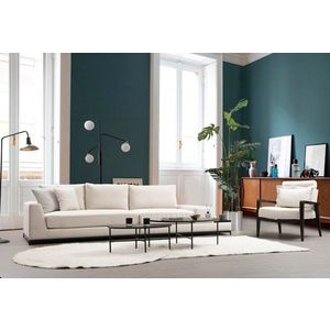 Štvormiestna pohovka Line With Side Table - Beige vyobraziť