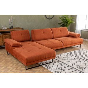 Rohová sedacia súprava / Rohová pohovka Mustang Small Left - Orange vyobraziť