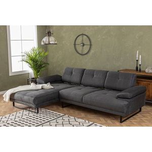 Rohová sedacia súprava / Rohová pohovka Mustang Small Left - Anthracite vyobraziť