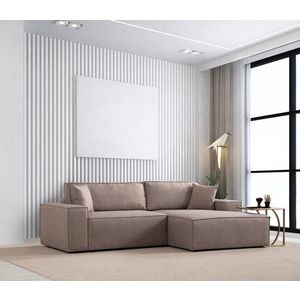 Rohová rozkladacia pohovka Pırlo Corner Right - Brown vyobraziť