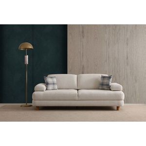 Trojmiestna rozkladacia pohovka Nice 3 Seater - Cream vyobraziť