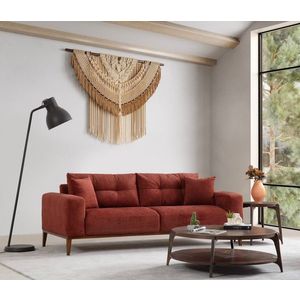 Trojmiestna rozkladacia pohovka Sinor 3 Seater - Tile Red vyobraziť