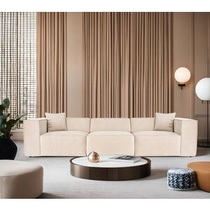 Trojmiestna pohovka Lora 3 Seater - Cream vyobraziť