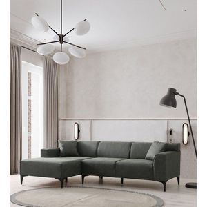 Rohová sedacia súprava / Rohová pohovka New Petra L Corner - Green vyobraziť