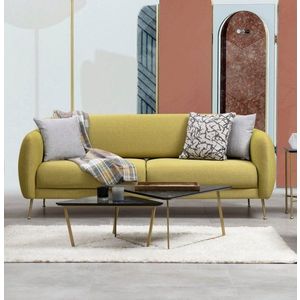 Trojmiestna rozkladacia pohovka Sevilla 3 Seater - Yellow vyobraziť
