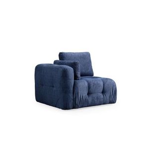 Kreslo / Jednomiestna pohovka Amaris L1 - Navy Blue vyobraziť