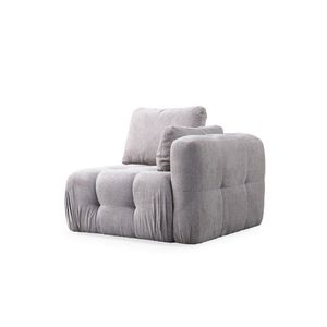 Kreslo / Jednomiestna pohovka Amaris 1R - Light Grey vyobraziť