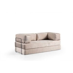 Dvojmiestna rozkladacia pohovka Via Con - Cream vyobraziť