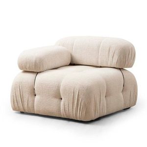 Kreslo / Jednomiestna pohovka Bubble L1 - Cream Bouclette vyobraziť