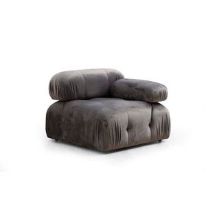 Kreslo / Jednomiestna pohovka Bubble 1R - Grey vyobraziť