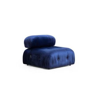 Kreslo / Jednomiestna pohovka Bubble O1 - Velvet Blue vyobraziť
