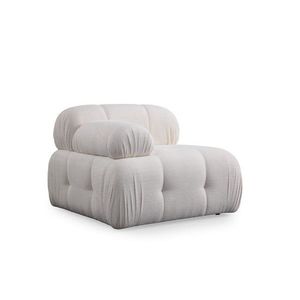 Kreslo / Jednomiestna pohovka Petite L1 - White vyobraziť