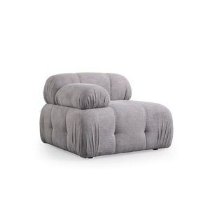Kreslo / Jednomiestna pohovka Petite L1 - Light Grey vyobraziť