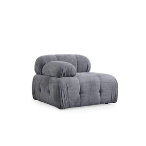 Kreslo / Jednomiestna pohovka Petite L1 - Grey vyobraziť