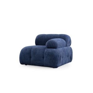 Kreslo / Jednomiestna pohovka Petite 1R - Night Blue vyobraziť