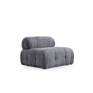 Kreslo / Jednomiestna pohovka Petite O1 - Grey vyobraziť