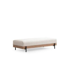 Puf Eti Oak Pouffe - White vyobraziť