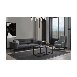 Kreslo ušiak Bali - Light Grey vyobraziť