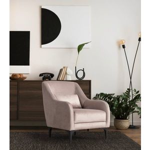 Kreslo ušiak Astana - Beige vyobraziť