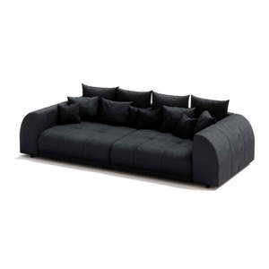 Čierna menčestrová pohovka 310 cm Vanessa – Ropez vyobraziť