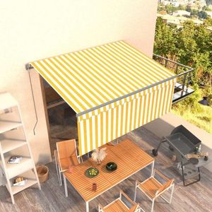 Ručne zaťahovací markíza 300x250 cm Dekorhome Oranžová vyobraziť