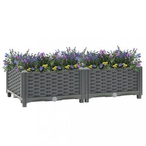 Vyvýšený záhon 80x40x23 cm PP Dekorhome vyobraziť