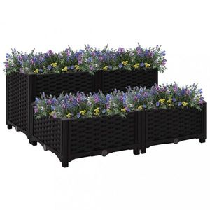 Vyvýšený záhon 80x80x38 cm PP Dekorhome vyobraziť