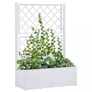 Záhradný kvetináč s treláží 100x43x142 cm PP Dekorhome vyobraziť